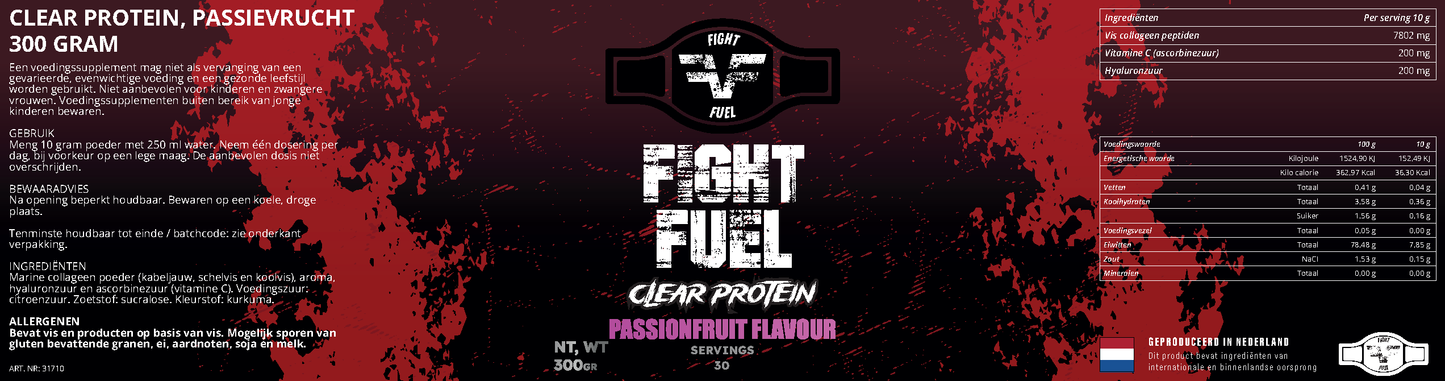Clear protein isolaat