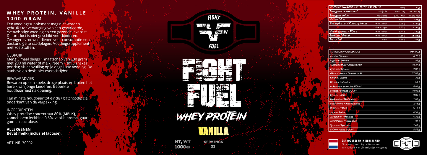 Whey protein 100% zuiver zonder troep!