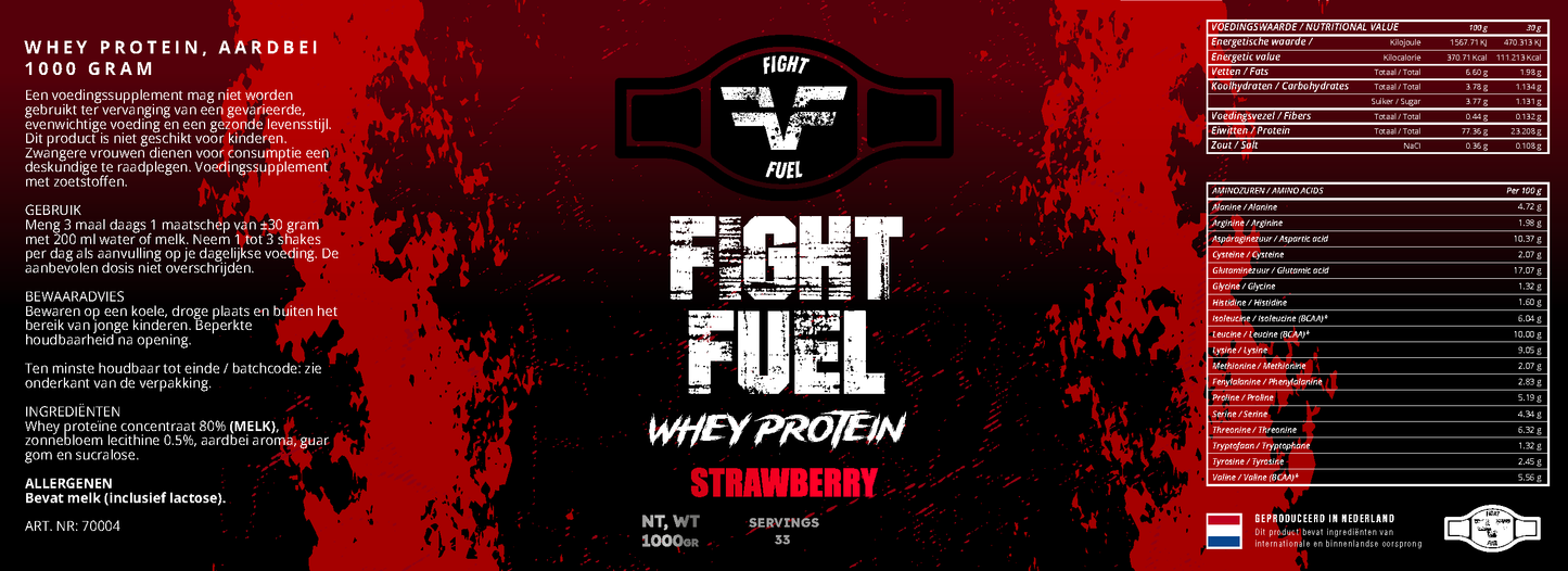 Whey protein 100% zuiver zonder troep!