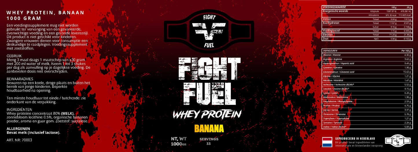Whey protein 100% zuiver zonder troep!