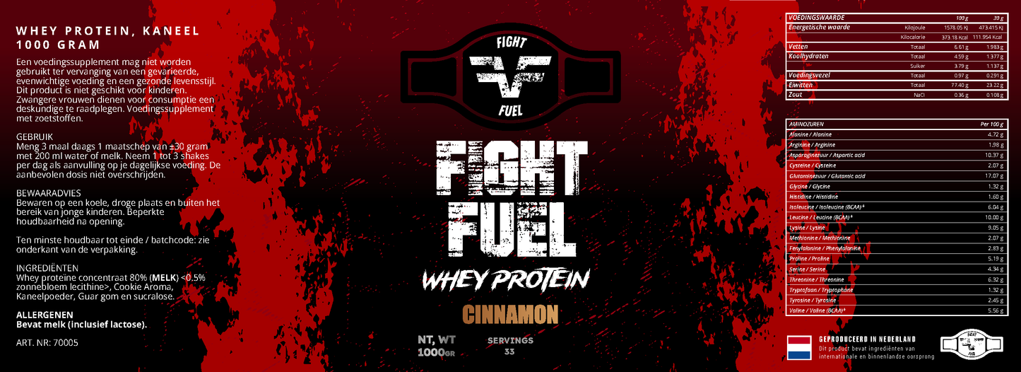 Whey protein 100% zuiver zonder troep!