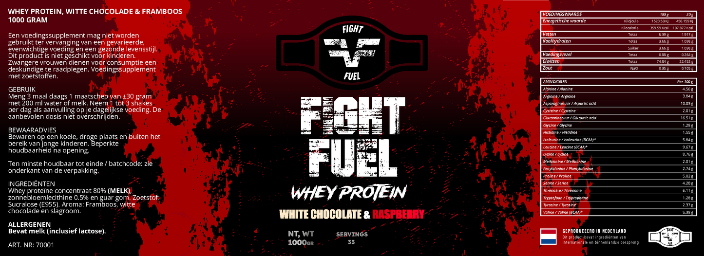 Whey protein 100% zuiver zonder troep!